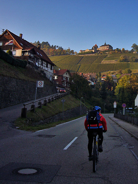 Schloss Eberstein, hoch &uuml;ber Gernsbach