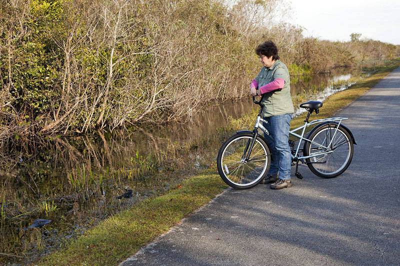 Auf was starrt Vroni denn da?