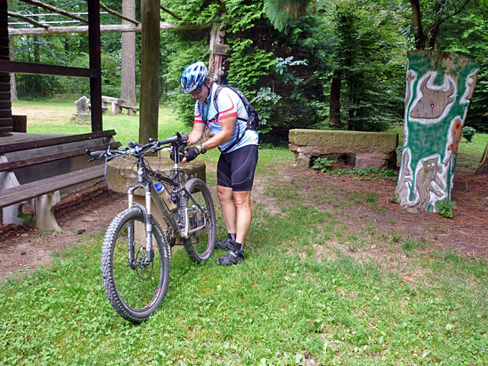 Das Werkzeug wird wieder eingepackt