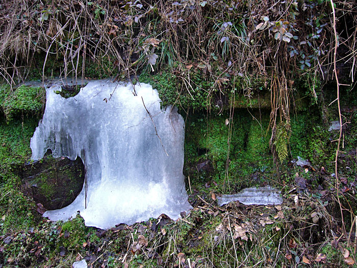 Einige Eisreste gibt es noch