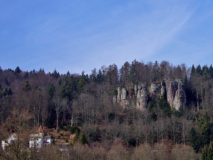 Der Falkenstein bei Bad Herrenalb