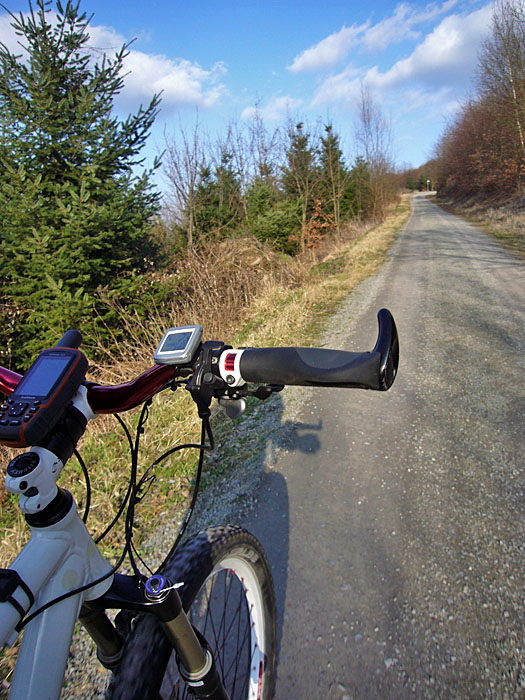 Und schon wieder bergauf ;-)