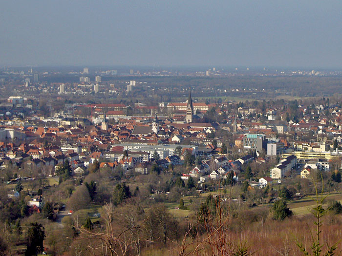 Blick &uuml;ber Ettlingen