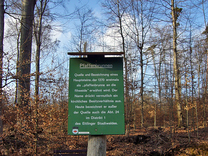 Am Pfaffenbrunnen ...