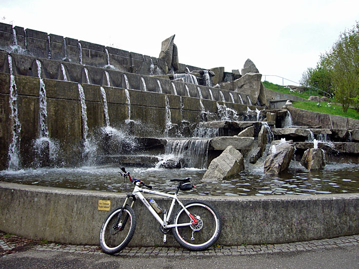 Brunnen in der G&uuml;nther-Klotz-Anlage