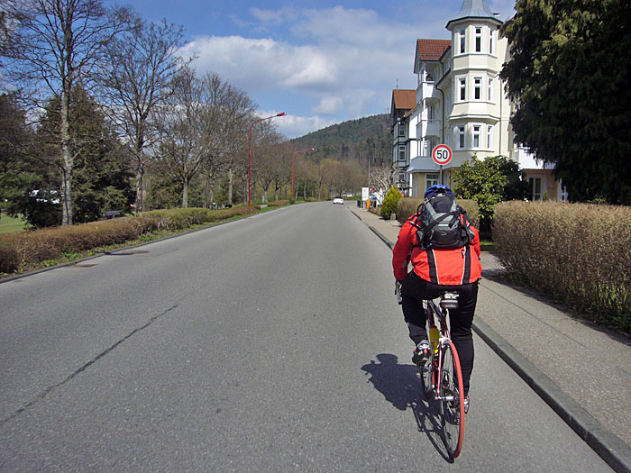 Fahrt durch Bad Herrenalb