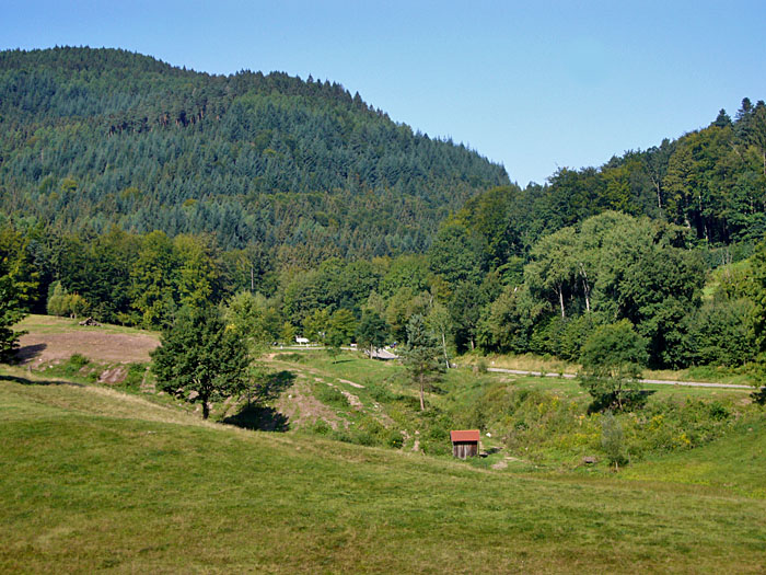 Am Anstieg zum K&auml;ppele