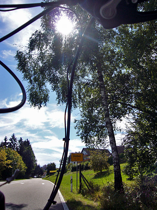 Ankunft in Dobel