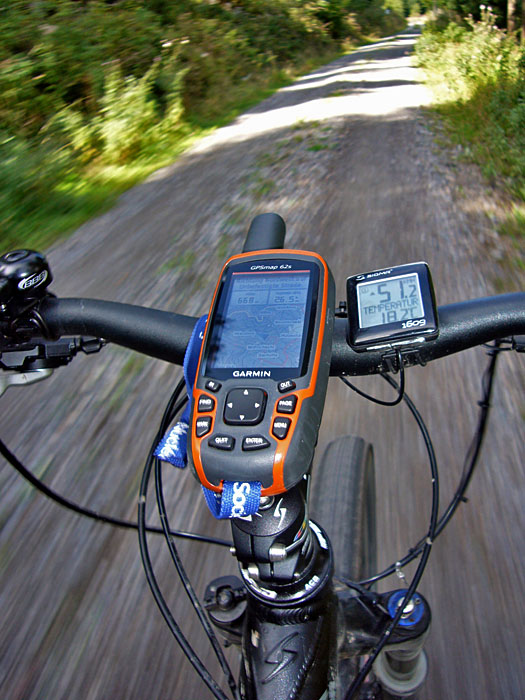 Flott geht es bergab