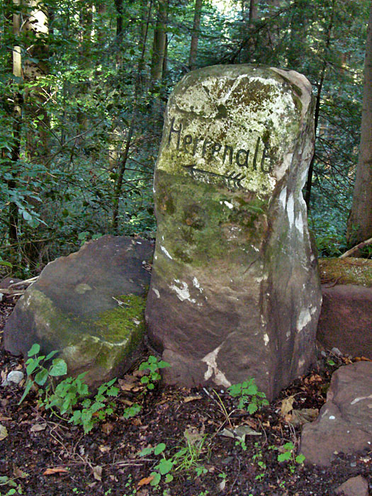 Laut Wegmarkierung ja