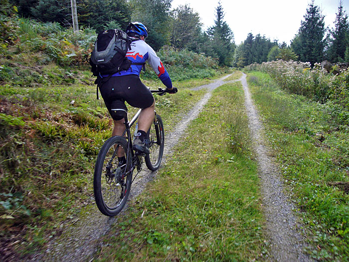 Aufstieg Richtung Bernsteinfels