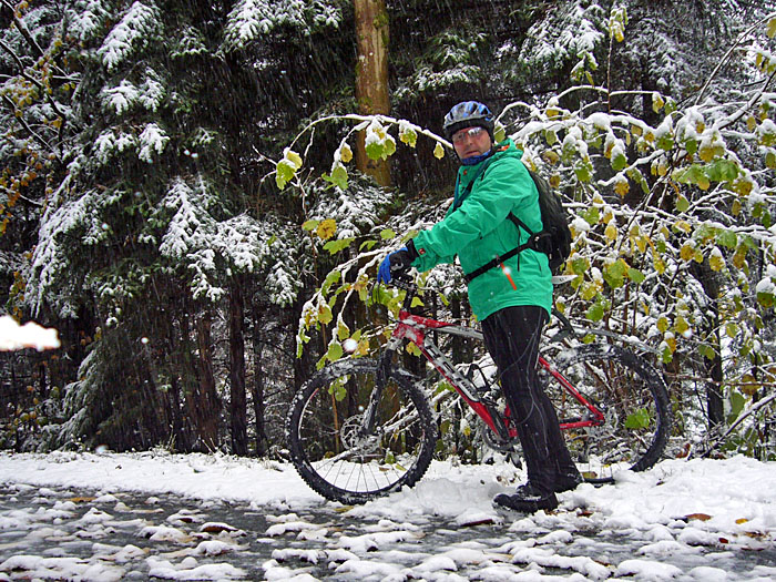 Die Schneemenge nimmt zu