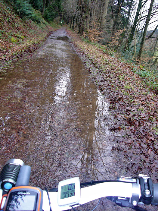 ... bei solchen Zust&auml;nden auf den Wegen, hat sich das gelohnt ;-)