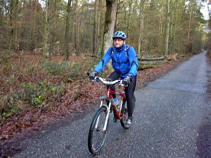 Carlo auf seinem Winterbike