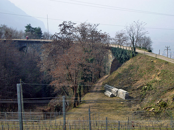 Das Viadukt von weiter oben
