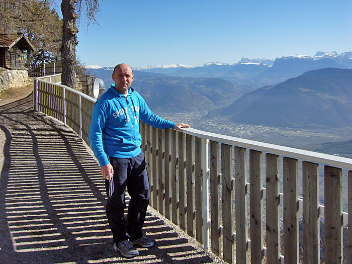 Reini am (gesicherten) Abgrund