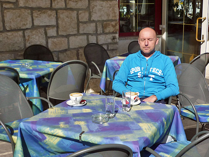 Cappuchino auf dem Mendelpass