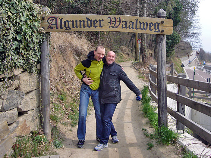 ... und zwar auf dem Algunder Waalweg