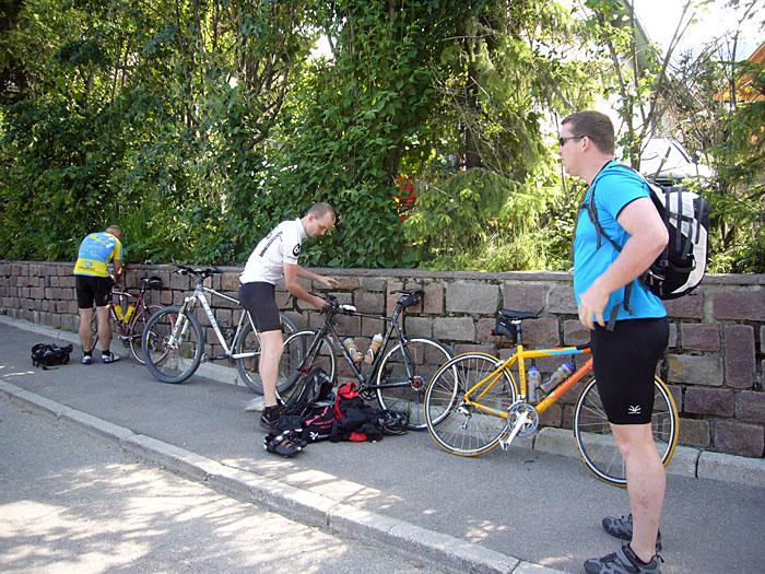 Fertigmachen zur Tour