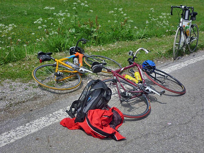 Die R&auml;der sind langsam m&uuml;de ...