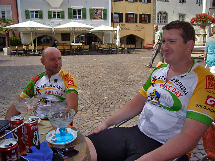 Das Abschlusseis beim Innerhofer in Kaltern