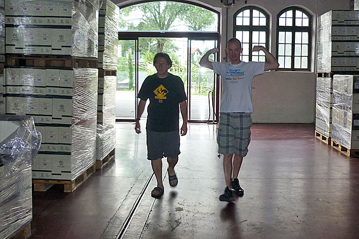 Kaum ist Bj&ouml;rn von der Bergtour zur&uuml;ck, scheint er wieder Kraft zu haben ;-)