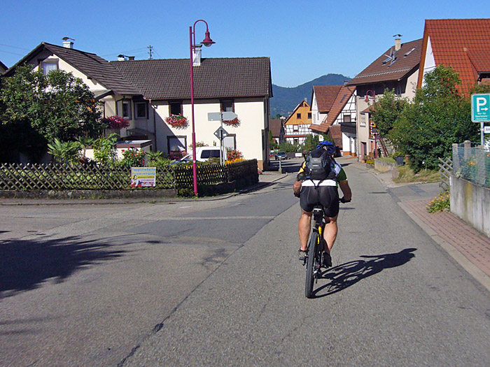 Fahrt durch Loffenau