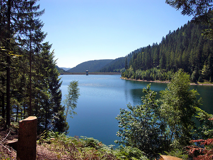 ... am "Kleine Kinzig Stausee"