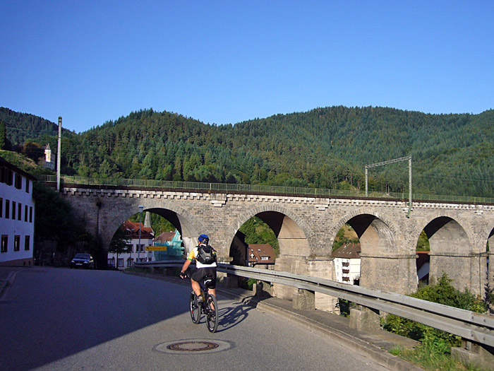 Fahrt durch Hornberg