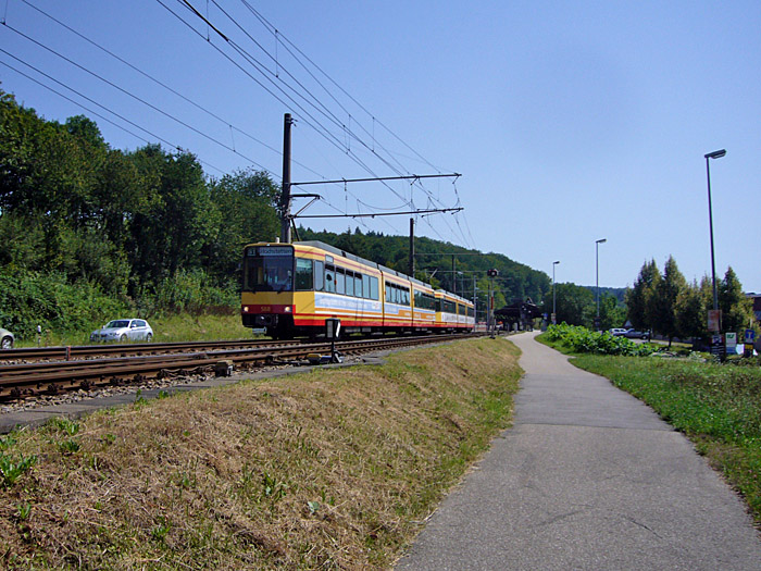 Bahnhof Busenbach, fast wieder zuhause