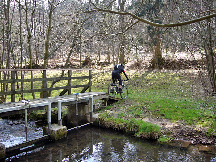 Der Steg hat gehalten, dann kann ich ja auch r&uuml;ber ;-)