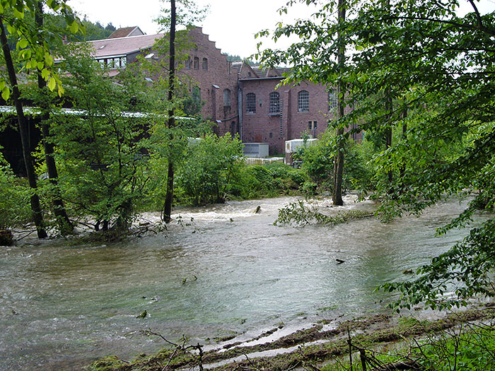 Die sonst zahme Alb ist hier ganz wild ...