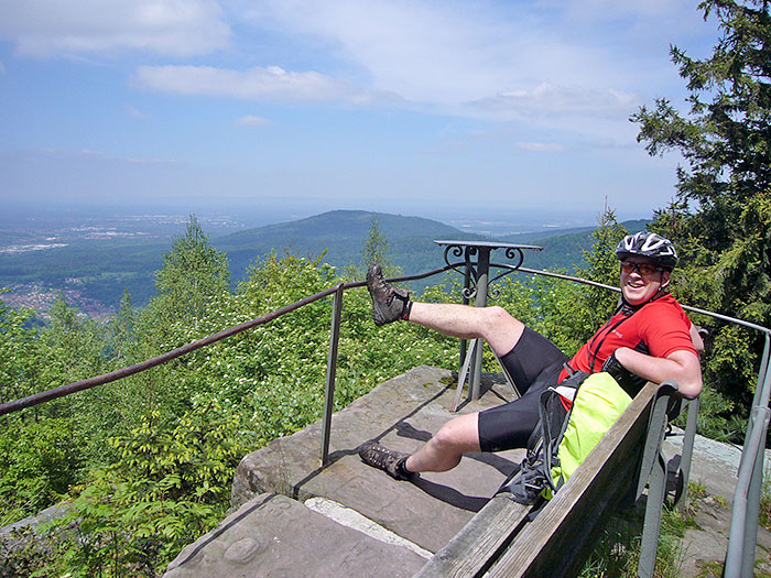 Vom Bernsteinfels aus hat man eine gute Sicht ...