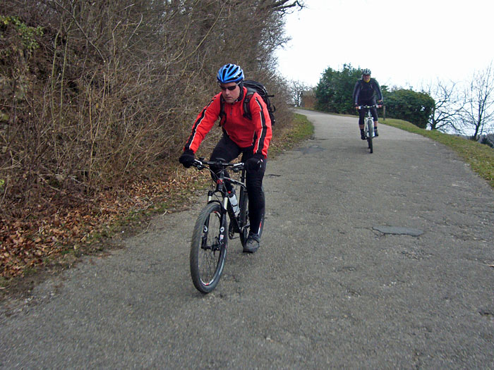 Abfahrt vom Kraichgau in die Rheinebene