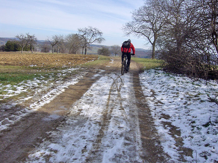 Ab und zu liegt noch etwas Schnee ...