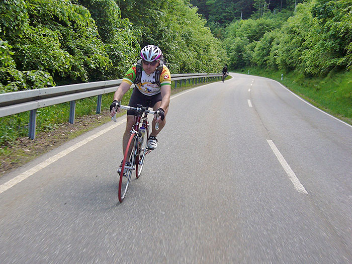 Bergab l&auml;uft es (wie immer) besser als bergauf ;-)