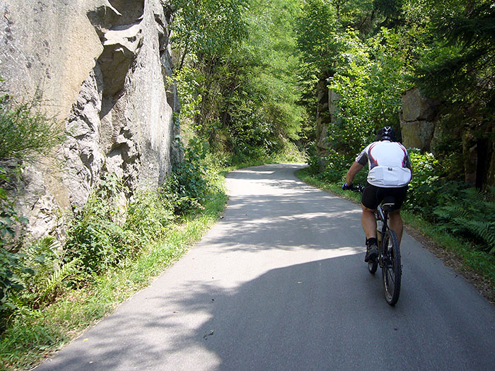 Auf dem Tour-de-Murg Radweg ...