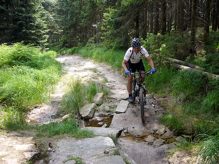 Die Wege fordern manchmal unsere Konzentration