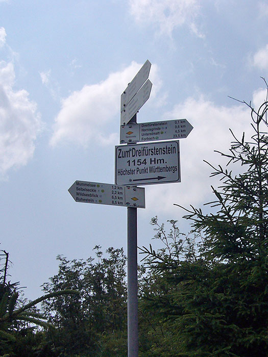 ... zum h&ouml;chsten Punkt W&uuml;rttembergs