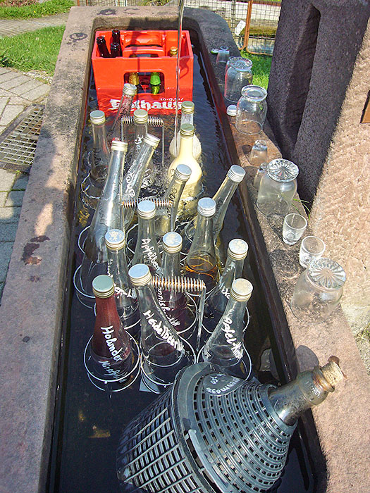 Doch den Alkohol k&ouml;nnten wir momentan nur zum Einreiben der Beine gebrauchen ;-)