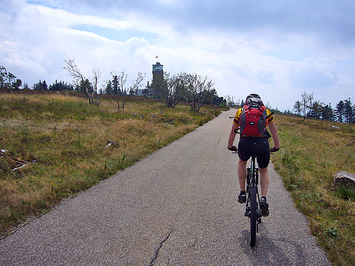 Nun sind wir fast oben, auf der Hornisgrinde