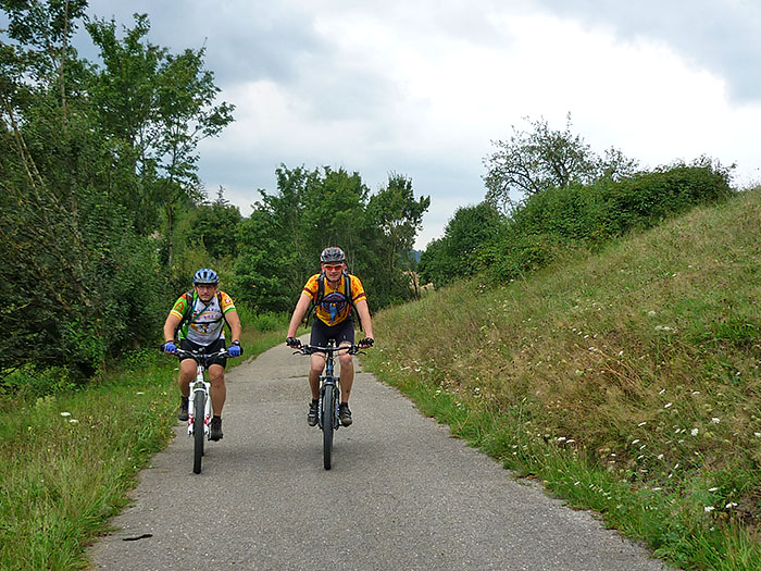 Nun dauert's nicht mehr lange bis Bad Herrenalb ...