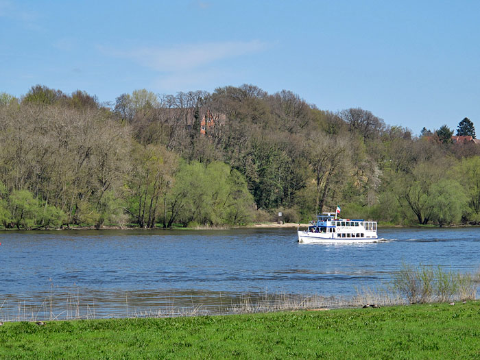 ... und wir erreichen bald darauf die Elbe