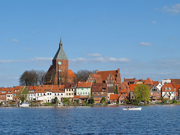 Blick auf die Eulenspiegelstadt M&ouml;lln