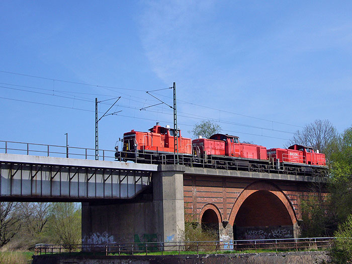 Eisenbahnbr&uuml;cke bei Moisling