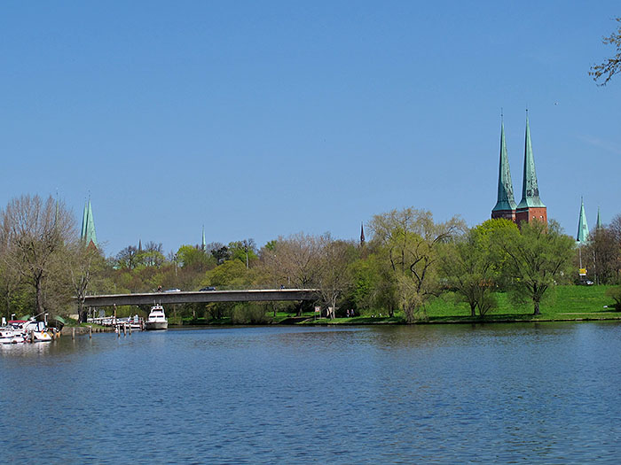 L&uuml;beck in Sicht