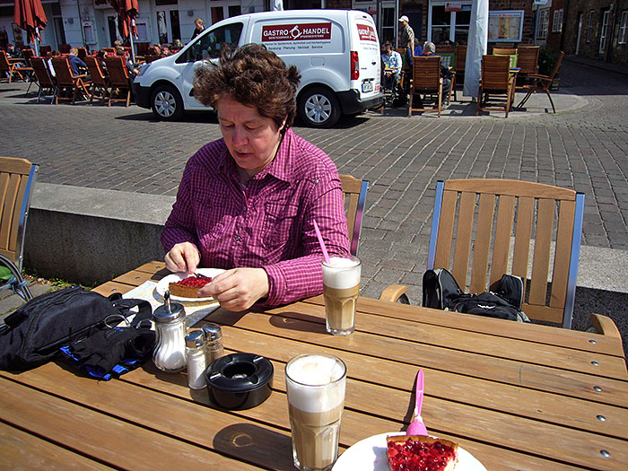 Kaffee und Kuchen als Belohnung ;-)