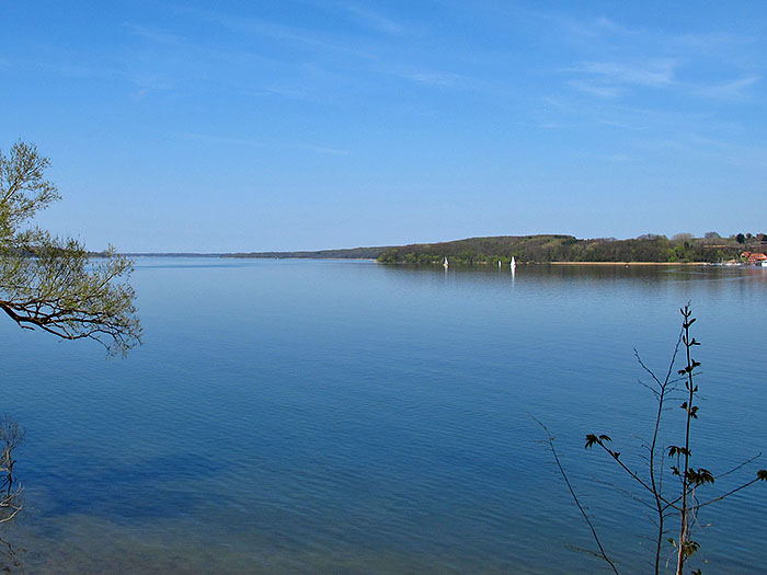 ... und einen Blick auf den Gro&szlig;en Ratzeburger See