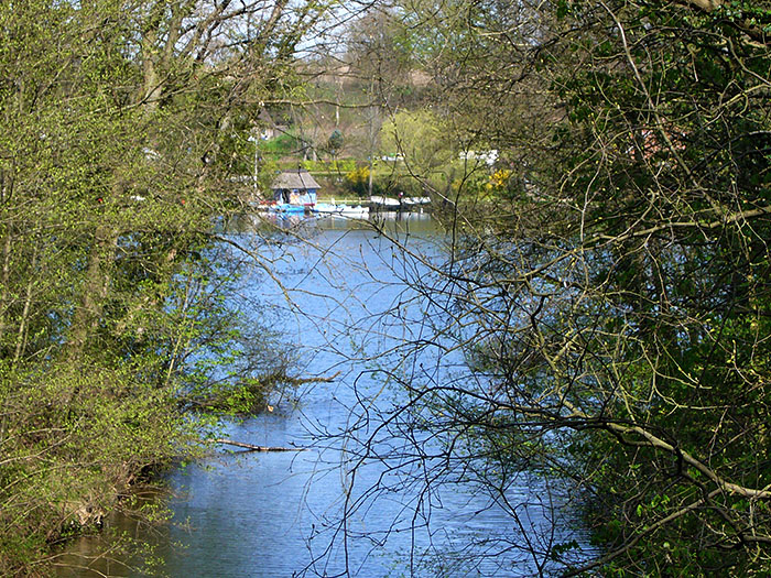 ... und nur selten kann man einen Blick auf die zahlreichen Seen in diesem Gebiet erhaschen