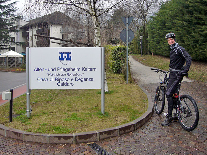 Hier wollen wir Reini abholen, er ist die Tage 50 Jahre alt geworden ;-)